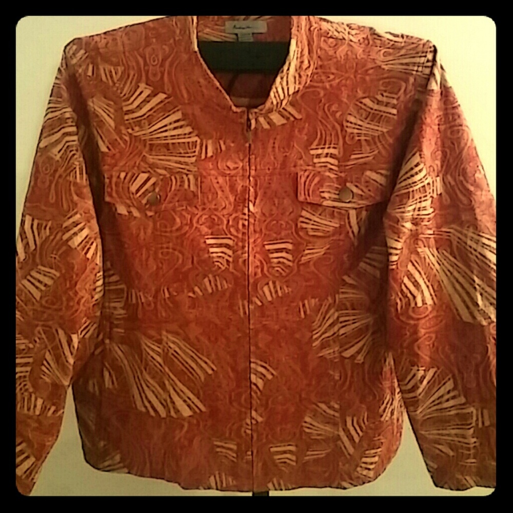 Analogy Plus Floral Print Jacket